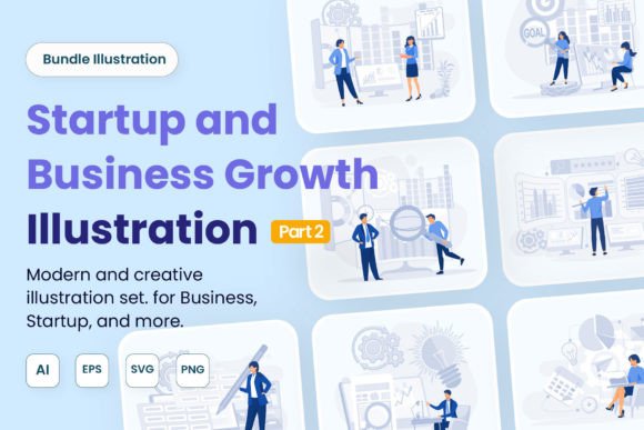 Download Startup and Business Growth Set Bundle - Set Collection
