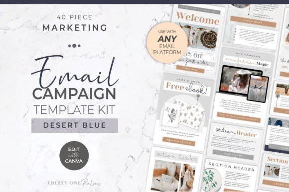 Download Email Marketing Template Canva Set - Set Collection