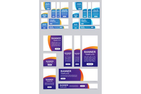 Download Online Seminar Web Banner Template Set - Set Collection