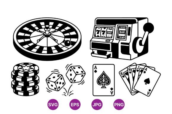 Download Casino Game Icon Vector Set - Set Collection