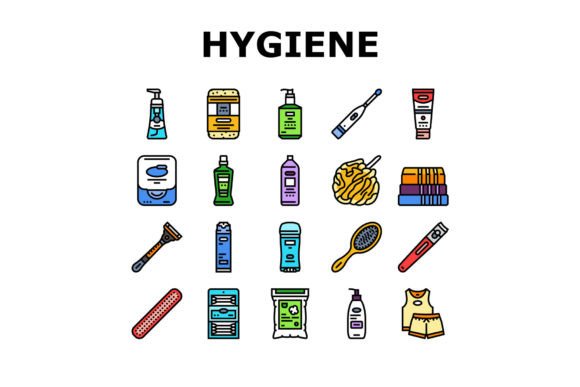 Download Hygiene Virus Hand Soap Clean Icons Set - Set Collection