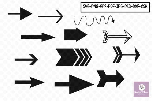 Download Arrow Shapes and Templates Set Three - Set Collection