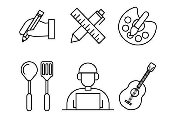 Download Creativity Innovation Set of Web Icons - Set Collection