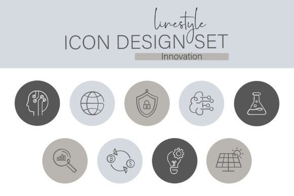 Download Linestyle Icon Design Set Innovation - Set Collection