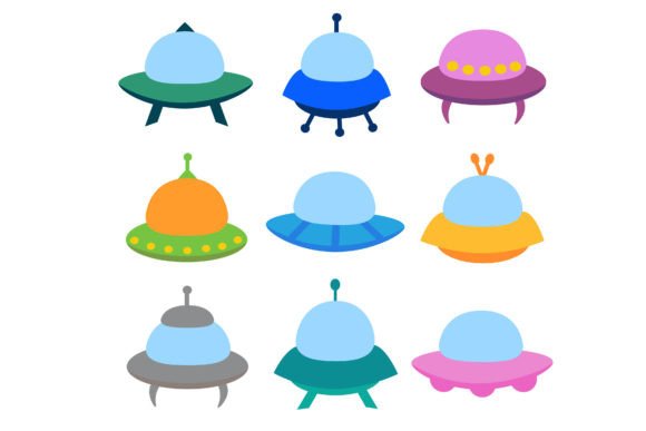 Download Alien Spaceship, Spacecrafts and UFO Set - Set Collection