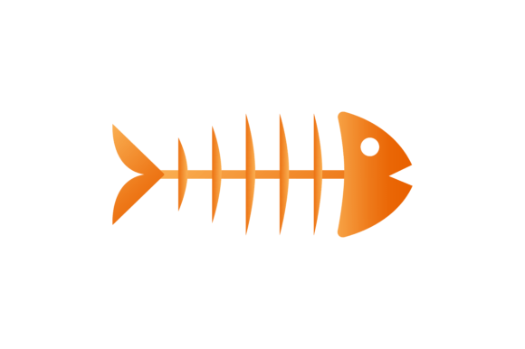 Download Halloween Icon Fishbone with Shadow - Premium Bundle