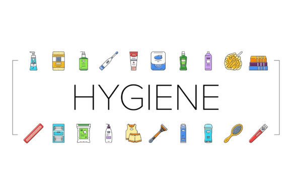 Download Hygiene Virus Hand Soap Clean Icons Set - Set Collection
