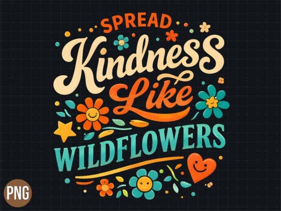 Download Spread Kindness Like Wildflowers PNG - Spread Collection