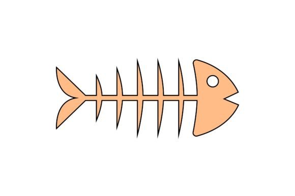 Download Halloween Icon Fishbone with Line - Premium Bundle