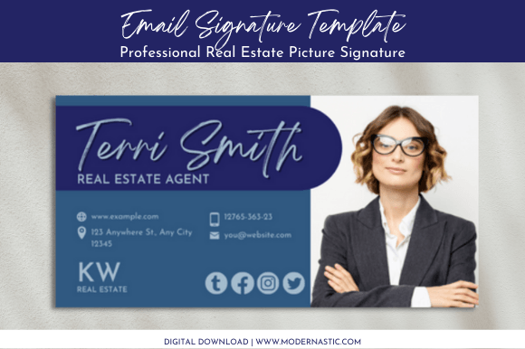 Download Real Estate Email Signature Template - Real Collection